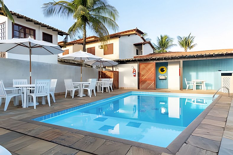 Casa em Geribá com piscina e churrasqueira para 7