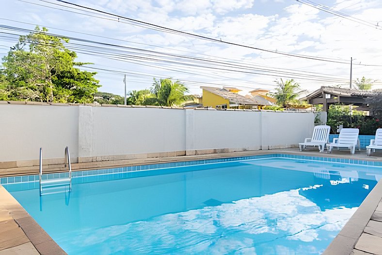 Casa em Geribá com piscina e churrasqueira para 7